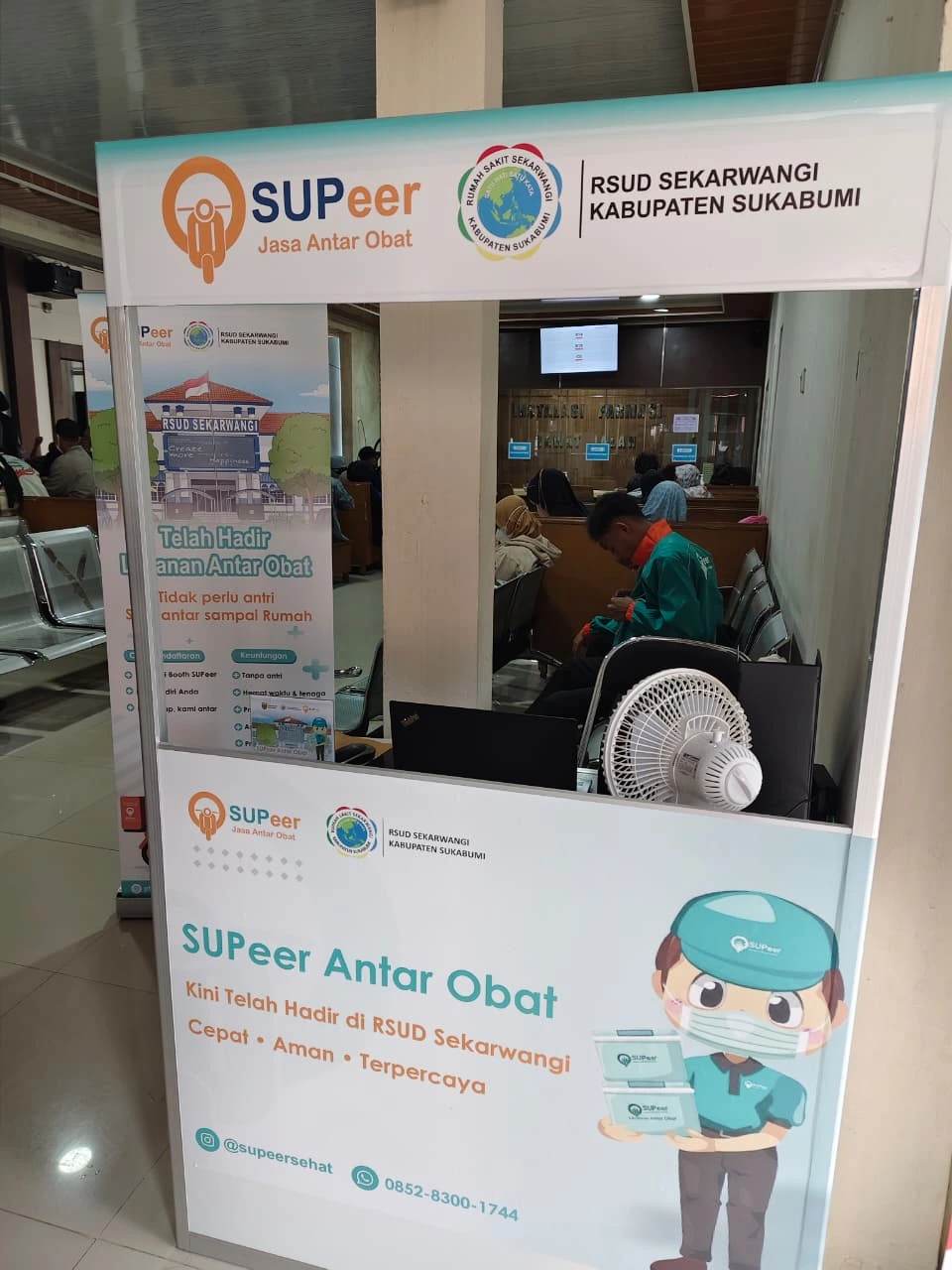No Waiting in Line, Sekarwangi Sukabumi General Hospital Partners with PT Swadharma Utama Prima to Present 'SUPeer' Medicine Delivery Service