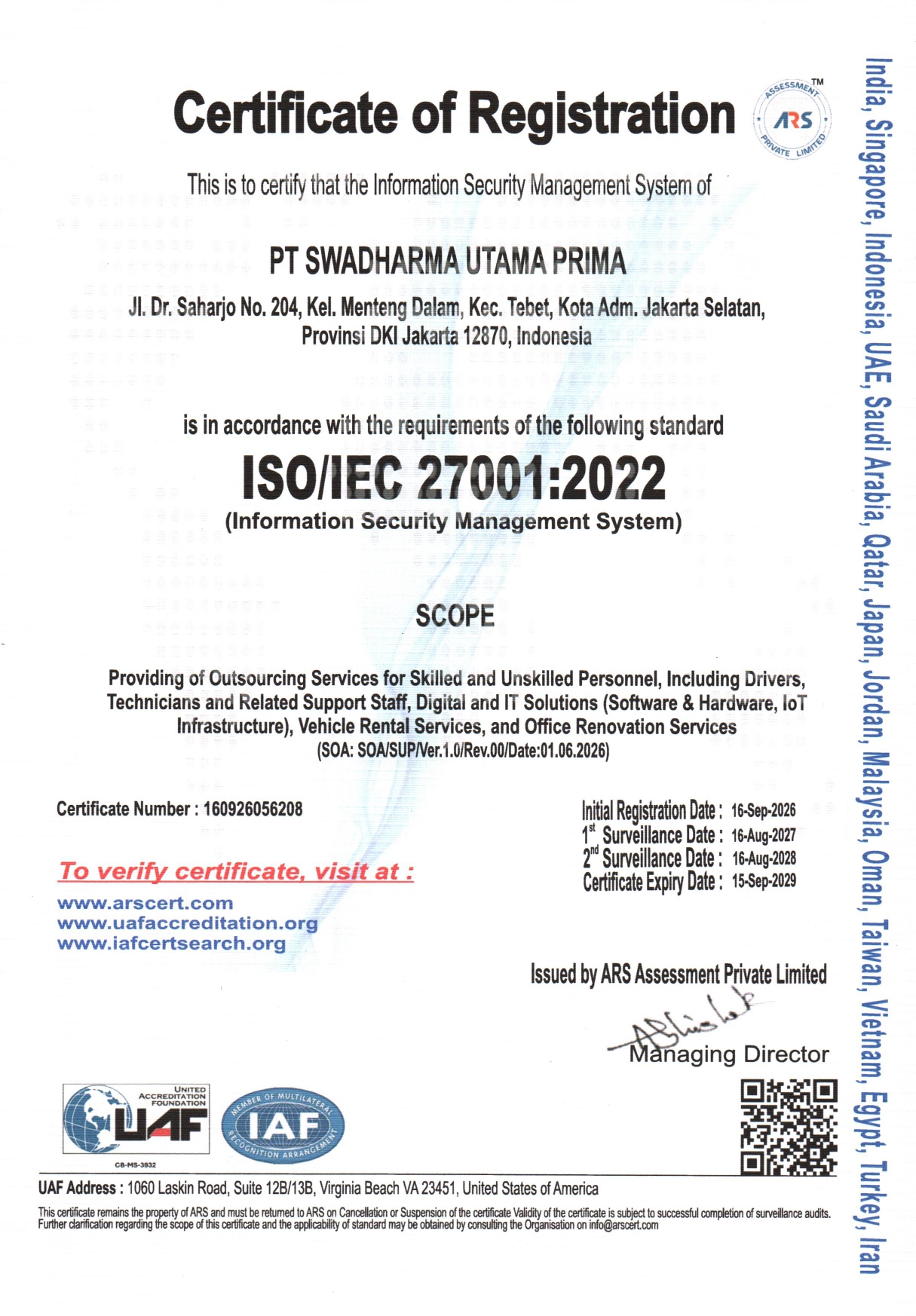 ISO/IEC 27001:2022 – Information Security Management System
